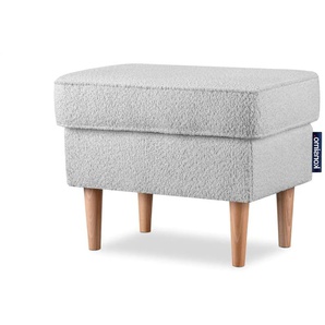 KONSIMO Hocker Stralis - grau - Materialmix - 41 cm - 43 cm | Möbel Kraft