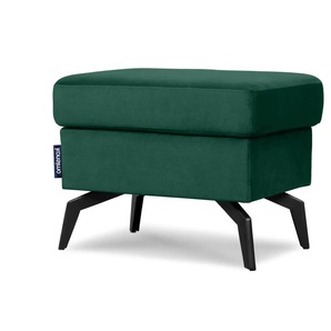 KONSIMO Hocker Cordi - grün - Materialmix - 56 cm - 43 cm | Möbel Kraft