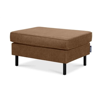 KONSIMO Hocker Invia - braun - Materialmix - 93 cm - 48 cm | Möbel Kraft