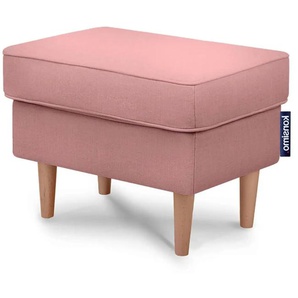 KONSIMO Hocker Stralis - rosa/pink - Materialmix - 41 cm - 43 cm | Möbel Kraft