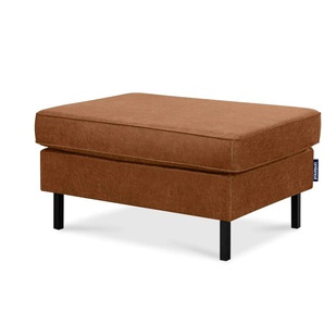 KONSIMO Hocker Invia - rot - Materialmix - 93 cm - 48 cm | Möbel Kraft