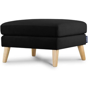 KONSIMO Hocker  Tagio ¦ schwarz ¦ Maße (cm): B: 80 H: 46