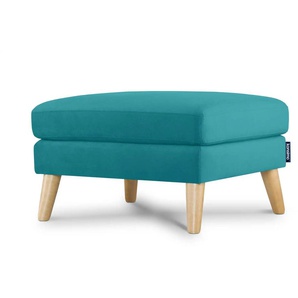 KONSIMO Hocker  Tagio ¦ türkis/petrol ¦ Maße (cm): B: 80 H: 46