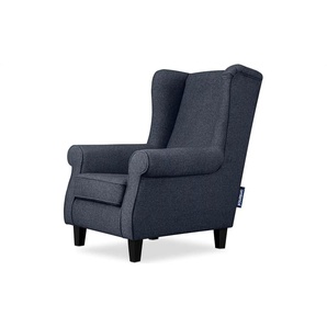 KONSIMO Ohrensessel Miles - blau - Materialmix - 82 cm - 105 cm | Möbel Kraft