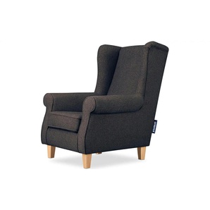 KONSIMO Ohrensessel Miles - blau - Materialmix - 82 cm - 105 cm | Möbel Kraft