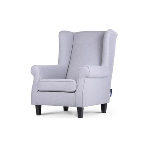 KONSIMO Ohrensessel  Miles ¦ grau ¦ Maße (cm): B: 82 H: 105