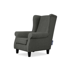 KONSIMO Ohrensessel Miles - grau - Materialmix - 82 cm - 105 cm | Möbel Kraft