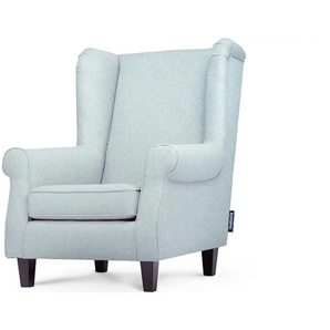 KONSIMO Ohrensessel  Miles ¦ grün ¦ Maße (cm): B: 82 H: 105