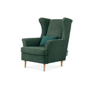 KONSIMO Ohrensessel  Stralis ¦ blau ¦ Maße (cm): B: 82 H: 108