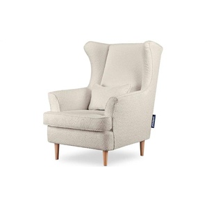 KONSIMO Ohrensessel Stralis - creme - Materialmix - 82 cm - 108 cm | Möbel Kraft