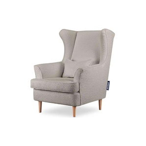 KONSIMO Ohrensessel Stralis - beige - Materialmix - 82 cm - 108 cm | Möbel Kraft