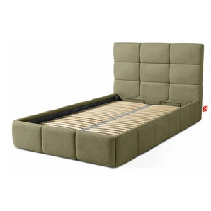 KONSIMO Polsterbett Altos ¦ grün ¦ Maße (cm): B: 136 H: 115
