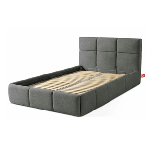 KONSIMO Polsterbett - grau - Materialmix - 136 cm - 96 cm | Möbel Kraft