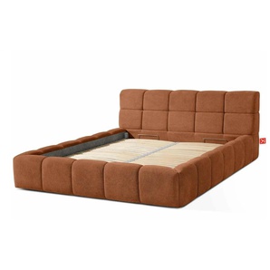 KONSIMO Polsterbett  Aeri ¦ orange ¦ Maße (cm): B: 190 H: 88