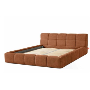 KONSIMO Polsterbett  Aeri ¦ orange ¦ Maße (cm): B: 230 H: 88