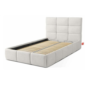 KONSIMO Polsterbett  Altos ¦ weiß ¦ Maße (cm): B: 136 H: 115