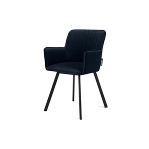 KONSIMO Polsterstuhl   ¦ blau ¦ Maße (cm): B: 56 H: 84
