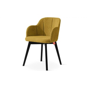 KONSIMO Polsterstuhl - gelb - Materialmix - 54,5 cm - 80 cm | Möbel Kraft