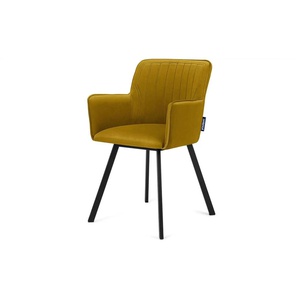 KONSIMO Polsterstuhl - gelb - Materialmix - 56 cm - 84 cm | Möbel Kraft