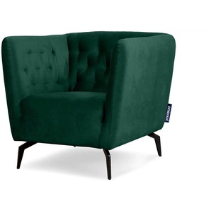 KONSIMO Sessel  Cordi ¦ grün ¦ Maße (cm): B: 103 H: 91