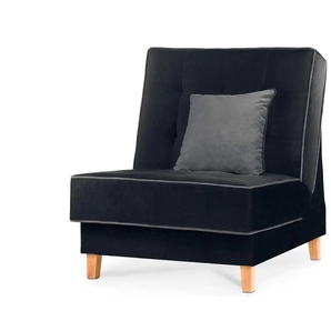 KONSIMO Sessel  Dozer ¦ schwarz ¦ Maße (cm): B: 80 H: 94