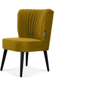 KONSIMO Sessel  Duco ¦ gelb ¦ Maße (cm): B: 63 H: 89