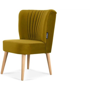 KONSIMO Sessel  Duco ¦ gelb ¦ Maße (cm): B: 63 H: 89