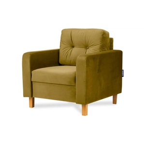 KONSIMO Sessel  Eriso ¦ gelb ¦ Maße (cm): B: 80 H: 75