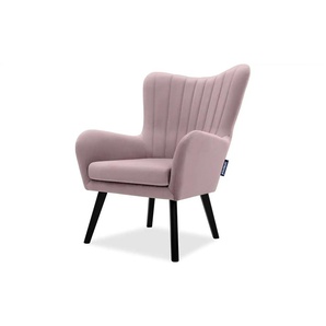 KONSIMO Sessel  Gadi ¦ rosa/pink ¦ Maße (cm): B: 76 H: 100