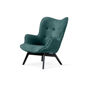 KONSIMO Sessel  Glori ¦ blau ¦ Maße (cm): B: 78 H: 94