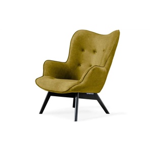 KONSIMO Sessel  Glori ¦ gelb ¦ Maße (cm): B: 78 H: 94