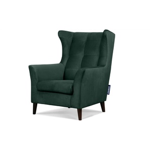 KONSIMO Sessel  Salis ¦ grün ¦ Maße (cm): B: 80 H: 105