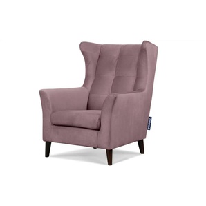 KONSIMO Sessel  Salis ¦ rosa/pink ¦ Maße (cm): B: 80 H: 105