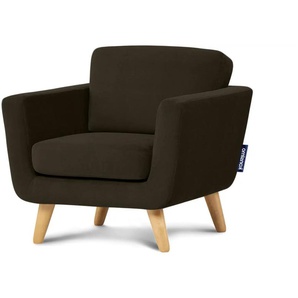 KONSIMO Sessel  Tagio ¦ braun ¦ Maße (cm): B: 86 H: 80