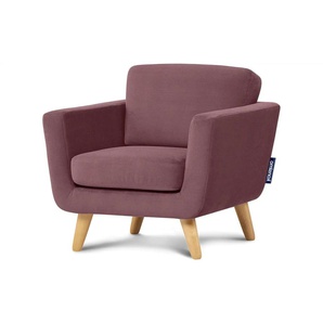 KONSIMO Sessel Tagio - rosa/pink - Materialmix - 86 cm - 80 cm | Möbel Kraft