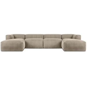 KONSIMO Wohnlandschaft  Buffo ¦ beige ¦ Maße (cm): B: 400 H: 73
