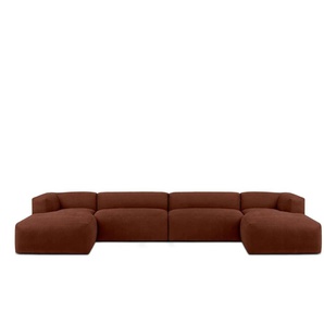 KONSIMO Wohnlandschaft  Buffo ¦ orange ¦ Maße (cm): B: 400 H: 73