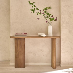 Konsole aus massivem Teakholz 120 cm