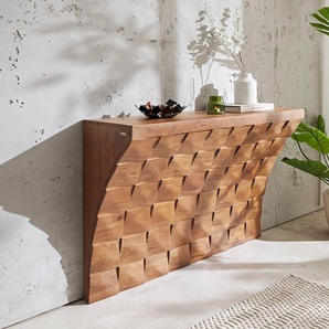 Konsole Eremos 120x35 cm Akazie Natur, Dielenmöbel