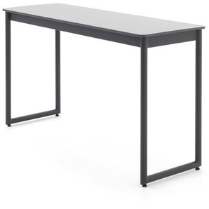 Konsole für Innen- und Außenbereich Chillvert Livorno 138x43x75 cm mit Hochwiderstandsbrett aus Aluminium Farbe Anthrazitgrau