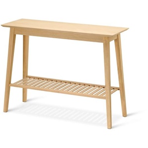 Konsole mit 2 Ablagen aus Eschenholz