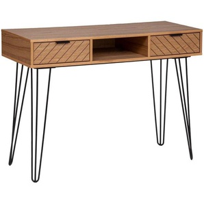 Konsole Naomi - 2 Schubladen - Holz und Metall Atmosphera créateur dintérieur