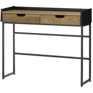 Konsole - schwarz - Materialmix - 100 cm - 84 cm - cm 35,0 | Möbel Kraft