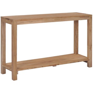 Konsolentisch 120x35x75 cm Teak Massivholz