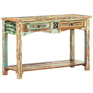 Konsolentisch 120x40x75 cm Altholz Massiv Vidaxl