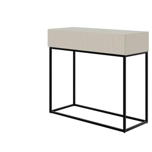 Selsey Konsolentisch - beige - Materialmix - 90 cm - 79 cm | Möbel Kraft