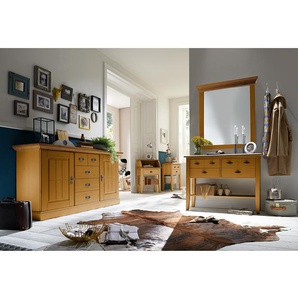 Konsolentisch I 102cm Braun/Kiefer Laugenfarbig