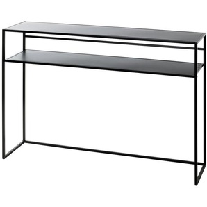 Konsolentisch Deben 112 x 81 x 28cm Schwarz