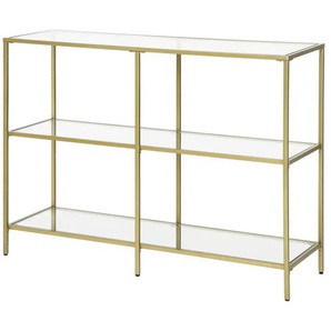 Konsolentisch - gold - Materialmix - 100 cm - 73 cm | Möbel Kraft