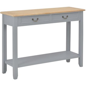 Konsolentisch Grau 110 x 35 x 80 cm Holz Vidaxl